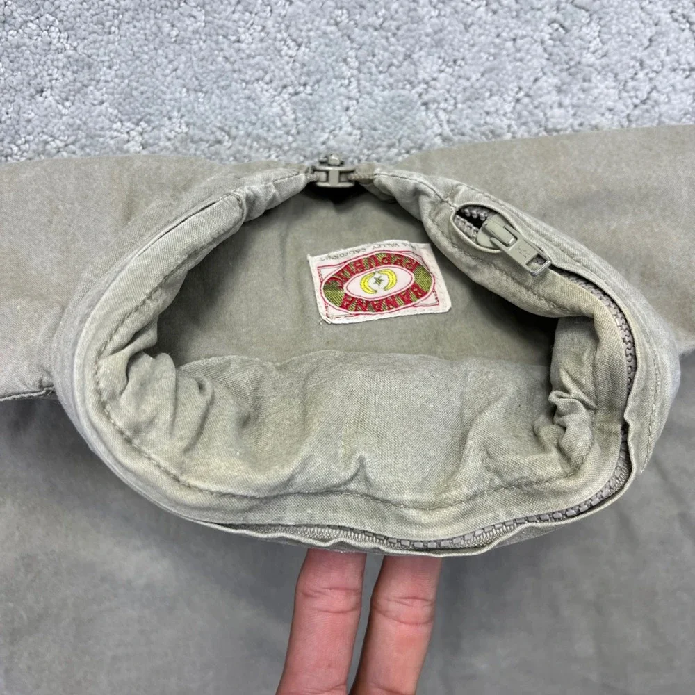 VINTAGE Banana Republic Vest Mens L Canvas Safari Utility Fishing Multi-Pocket